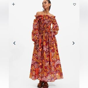 LA Double J Gorgeous Dress Taranta in Habotai Silk Medium- New